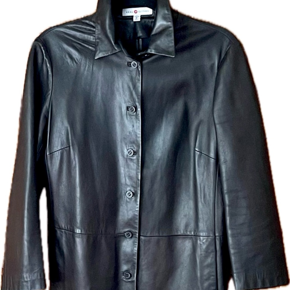Saks Fifth Avenue 𝑅𝑒𝑎𝑙 𝐶𝑙𝑜𝑡𝘩𝑒𝑠 𝐿𝑎𝑚𝑏𝑠𝑘𝑖𝑛 Jacket✨𝑉𝑖𝑛𝑡𝑎𝑔𝑒